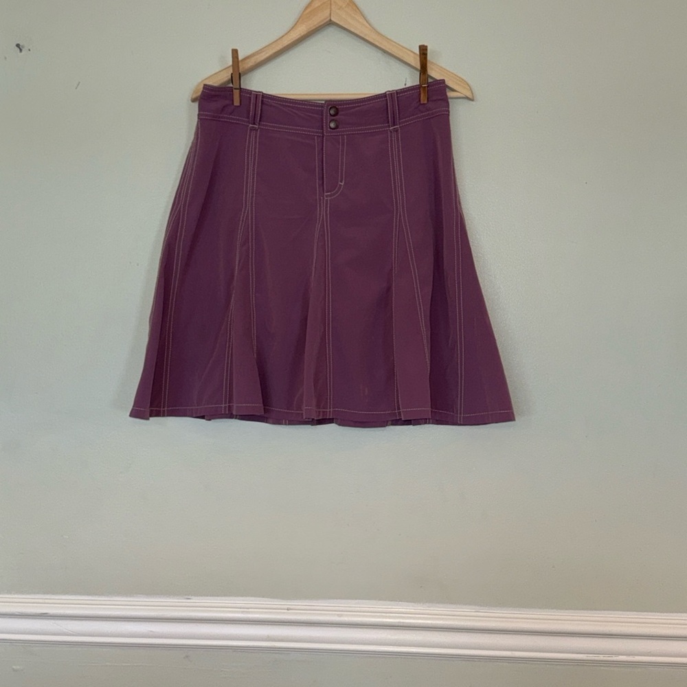 Athleta Elegant A-Line Skirt in Plum Size 6 - Picture 9 of 11